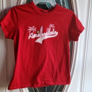 Girls med Tomboy fit Aeropostale monkey surf t